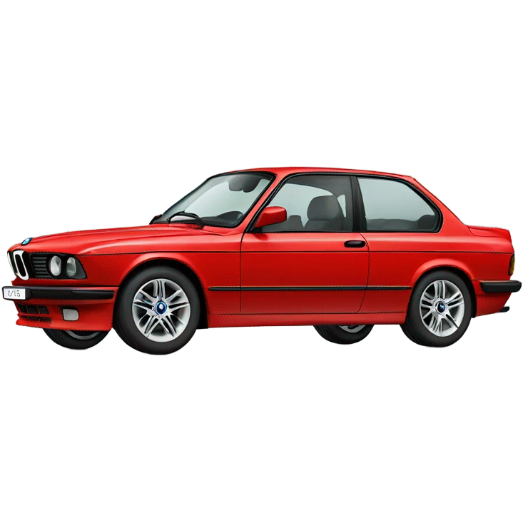 red bmw emoji