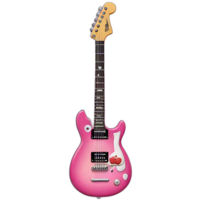 hello kitty electric guitar emoji