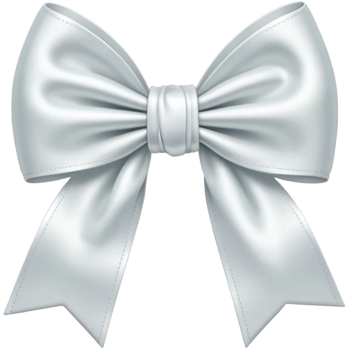 white bow emoji