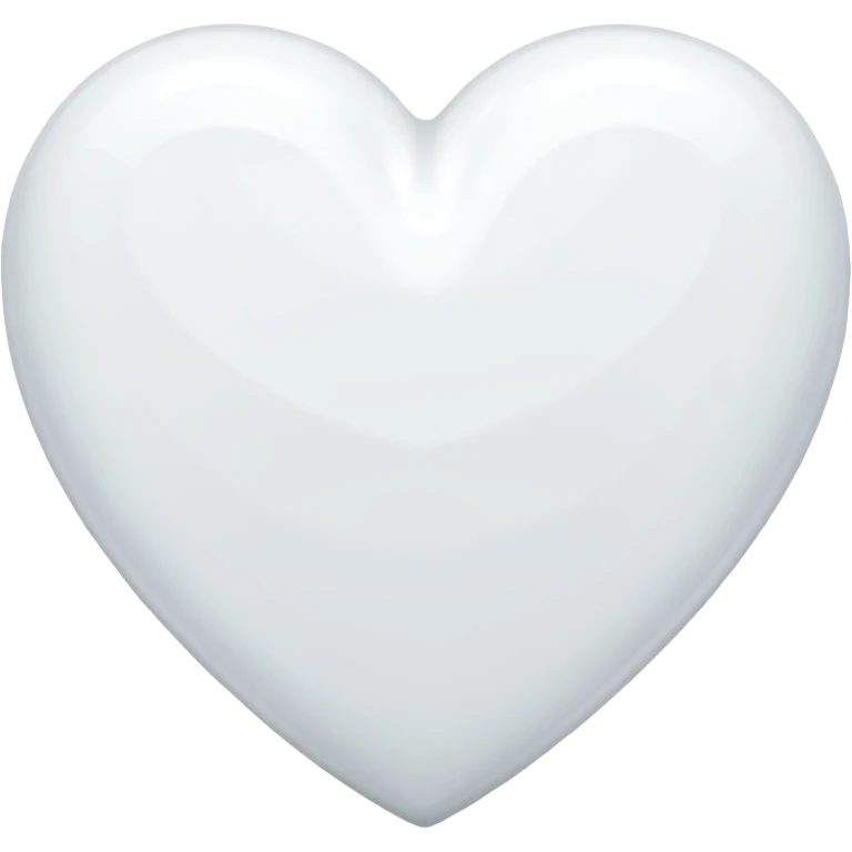 Coração branco emoji