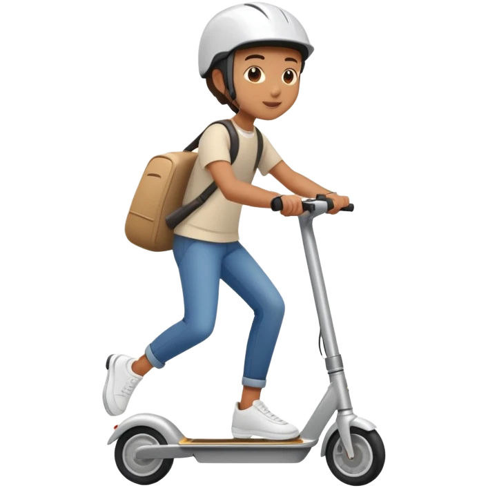 person riding an electric scooter emoji