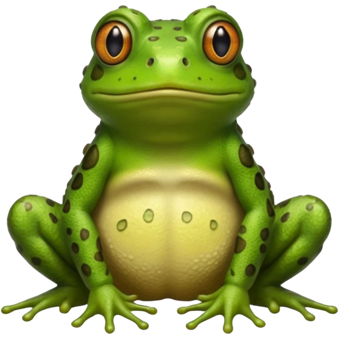 A cute frog and toad emoji