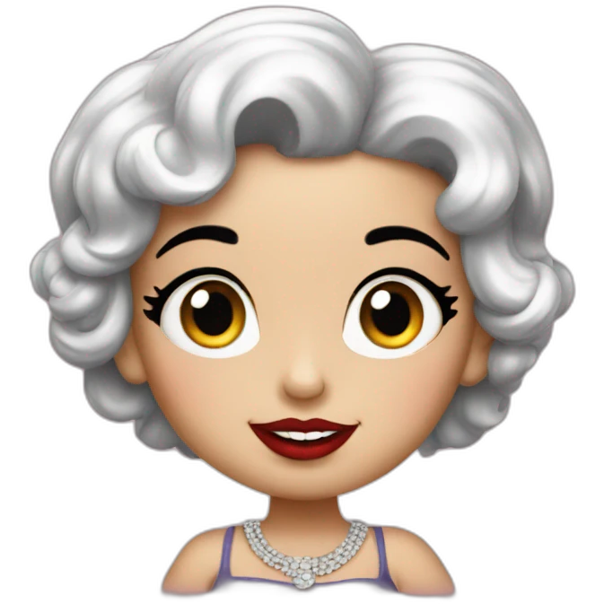 Betty boop emoji