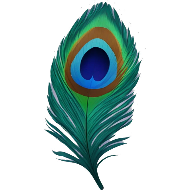 peacock feather emoji