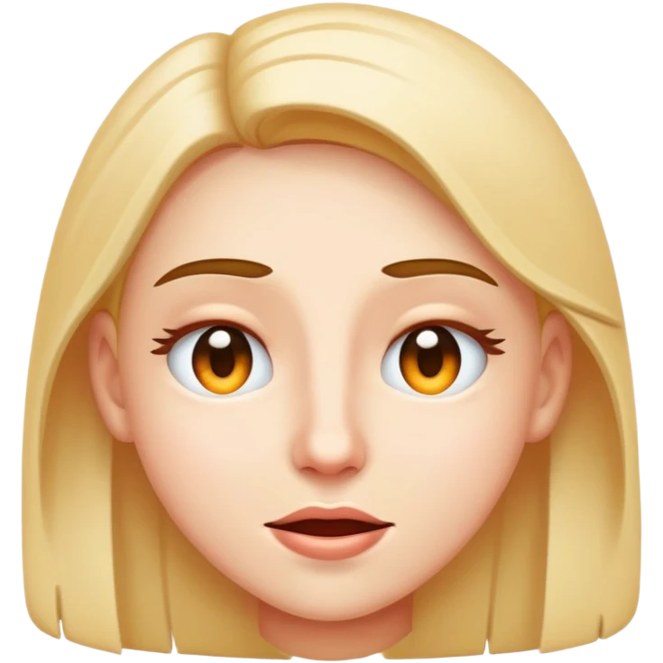 Una persona pestañando emoji