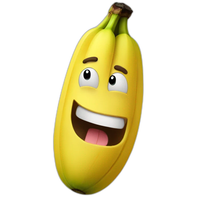 Nasty giant banana emoji