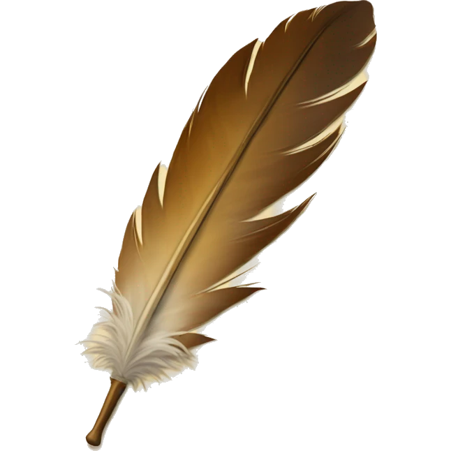 parchment and feather emoji