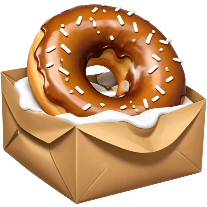 donut in paper bag emoji