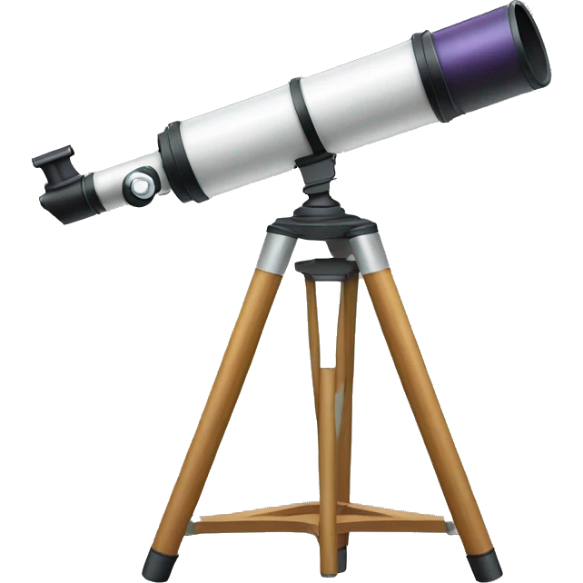 Telescope and Saturn  emoji