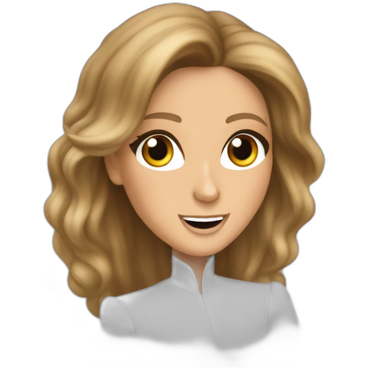 Céline Dion singing emoji