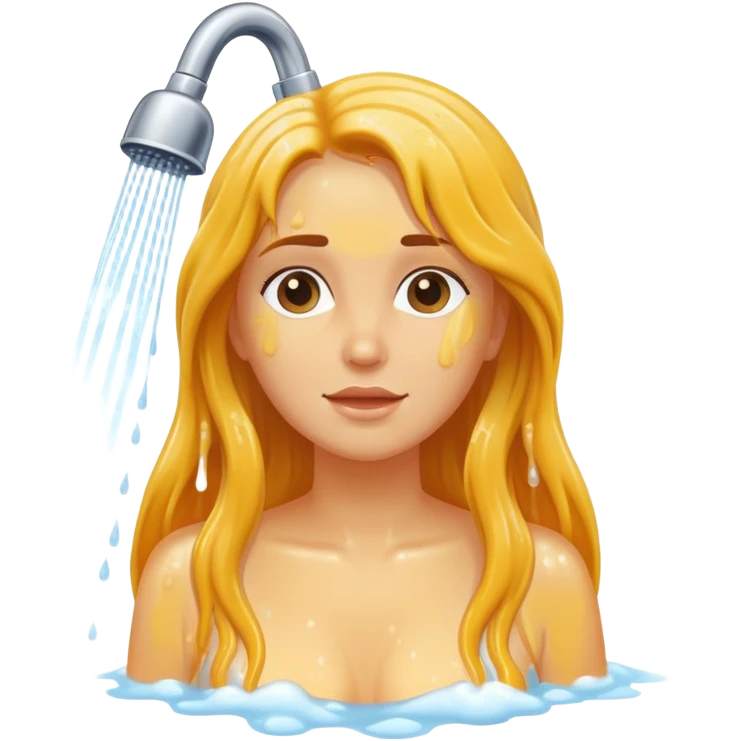 Woman in shower emoji