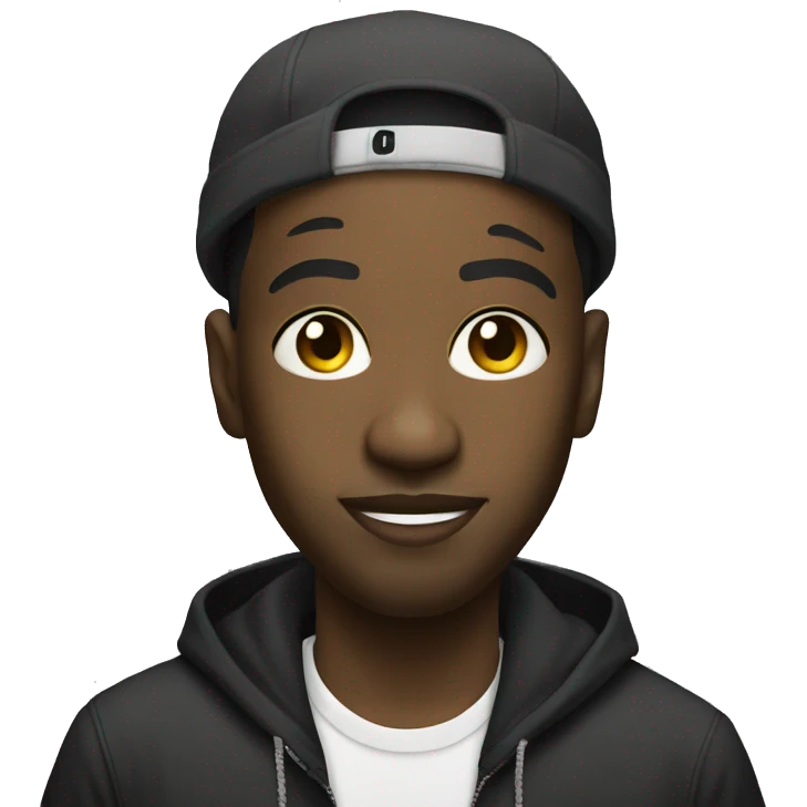 afroamerican rapper emoji