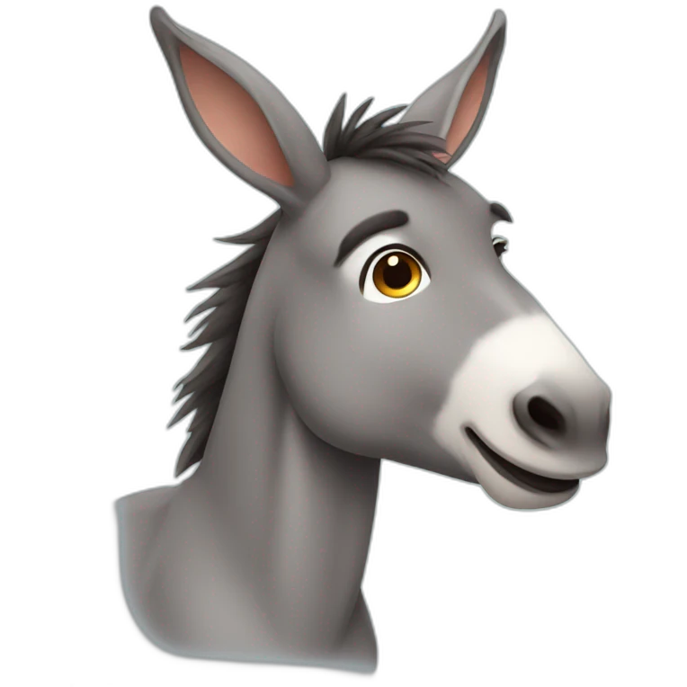 Cute Donkey emoji