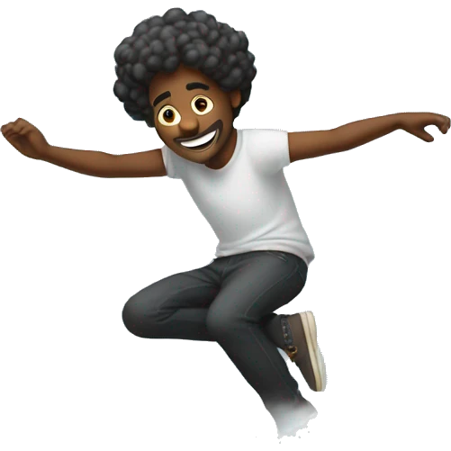 Dancing on cloud emoji add cloud below him emoji