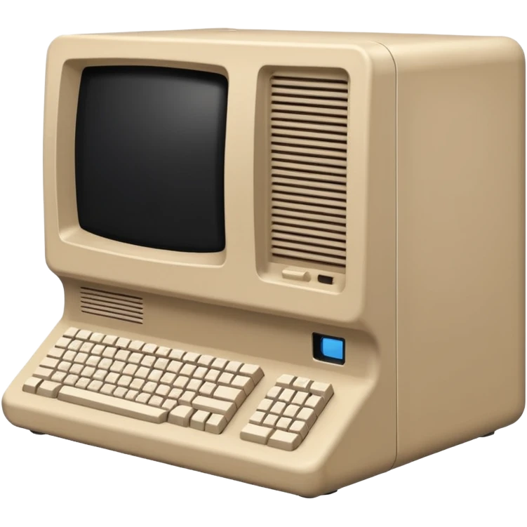Old computer side view emoji