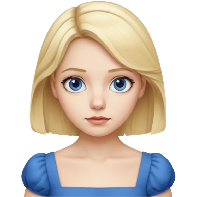Alice  from Alice in Wonderland movie emoji