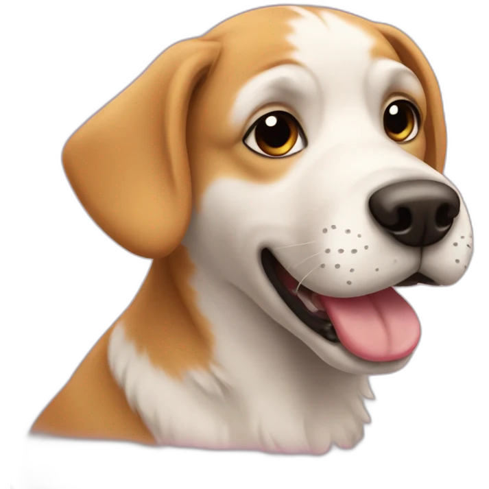 Dog and love emoji