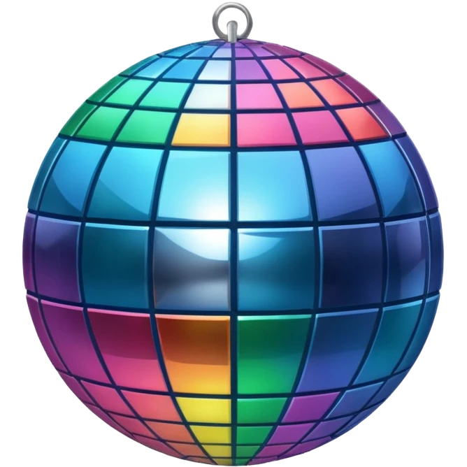 Bola de disco  emoji
