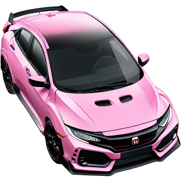 pink honda civic type r emoji