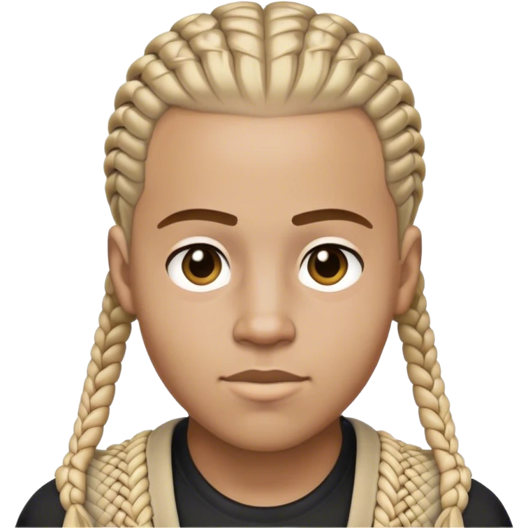 Wesley with cornrows emoji