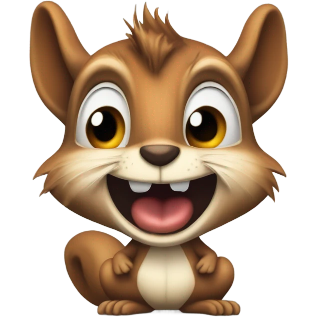 evil squirrel emoji
