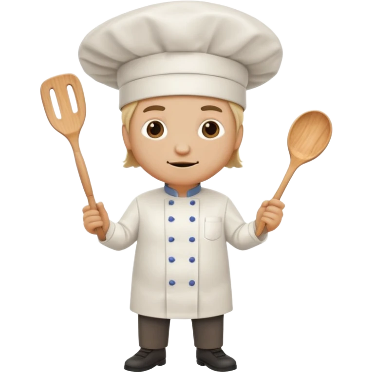 High resolution of   realistic full body chef distorted , no extra hybrid emoji