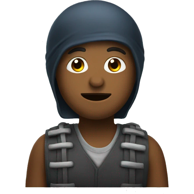 A person saying NUH  emoji