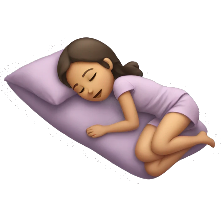 Girl sleeping  emoji