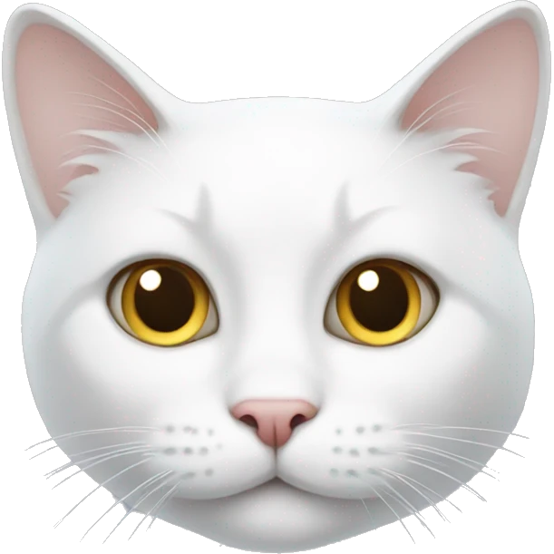 white cat emoji