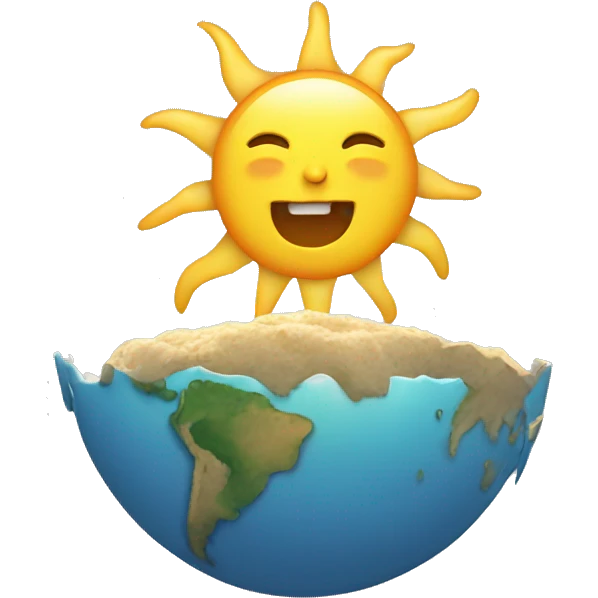 Sun eating lua emoji