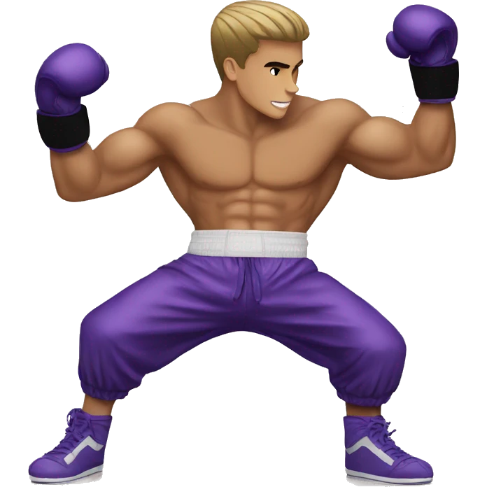 Justin Bieber en mode boxe emoji