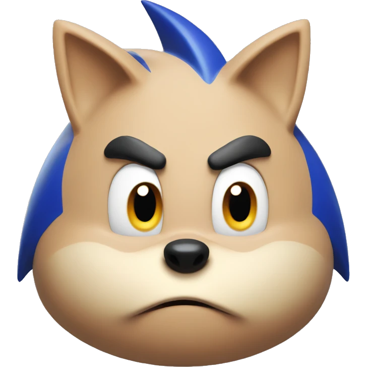 sonic the hedgehog fat emoji