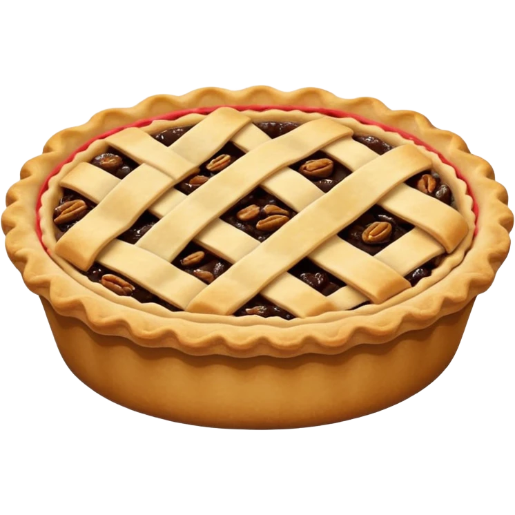 create a pie emoji, similar to a mince pie emoji