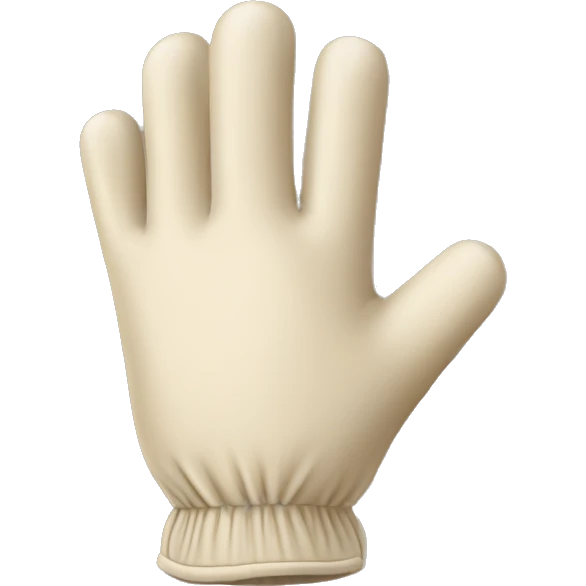 Beige garden gloves emoji