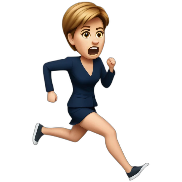 nicola sturgeon running scared emoji