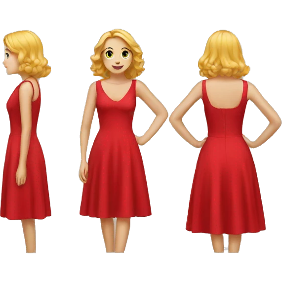 Red DRess emoji