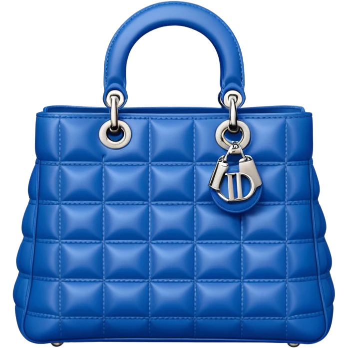 Blue Dior bag emoji