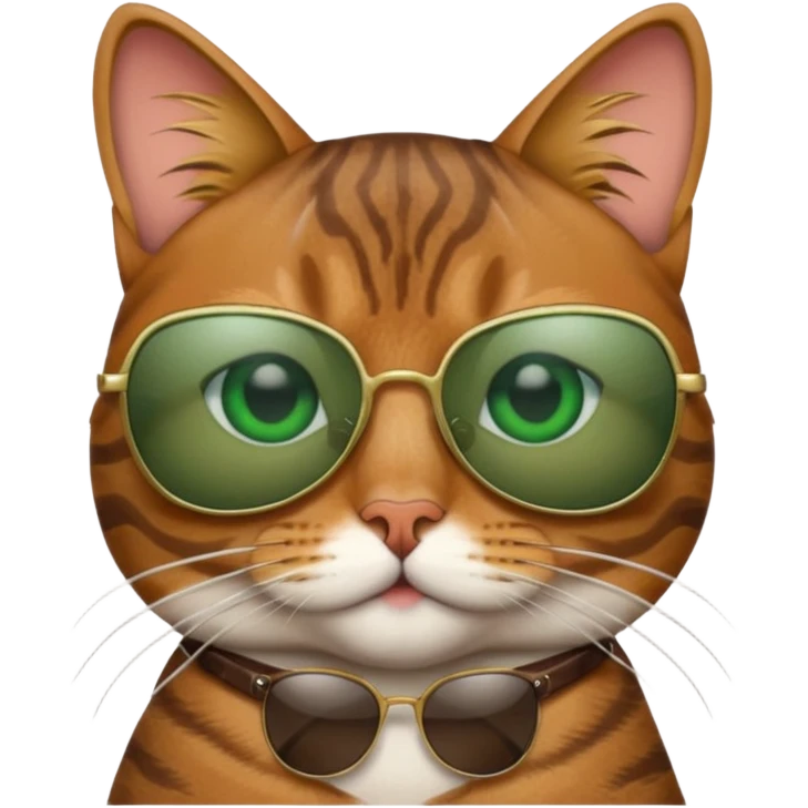 Cat wearing sunglasses emoji