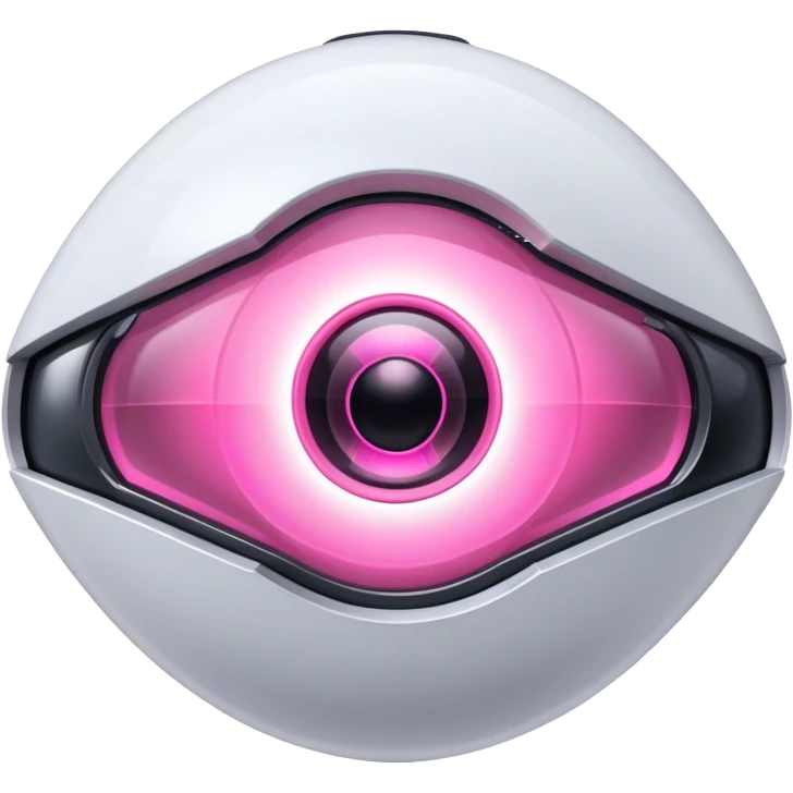 robotic pink skynet eye emoji