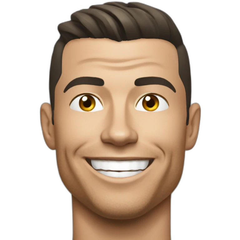 happy cristiano ronaldo emoji