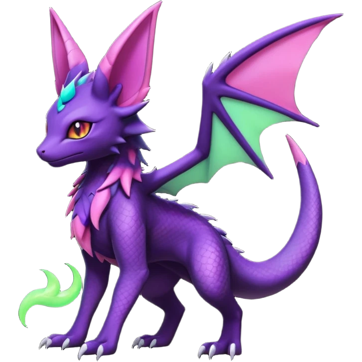 Salandit-Noivern-Espeon-Hybrid (Full body) emoji