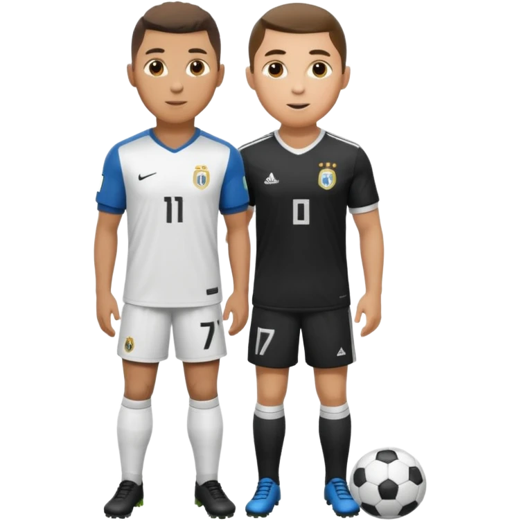 عکس من رو کنار رونالدو بذار emoji