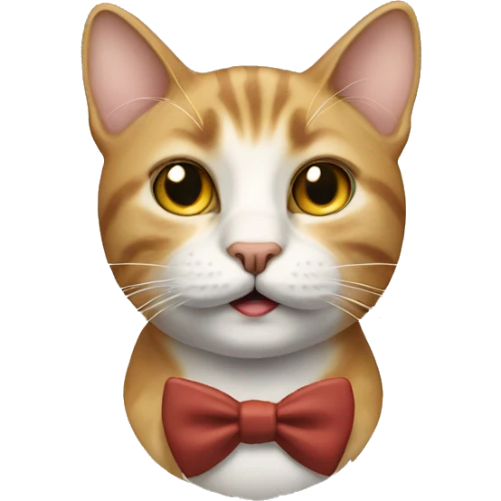 cat with moustache emoji