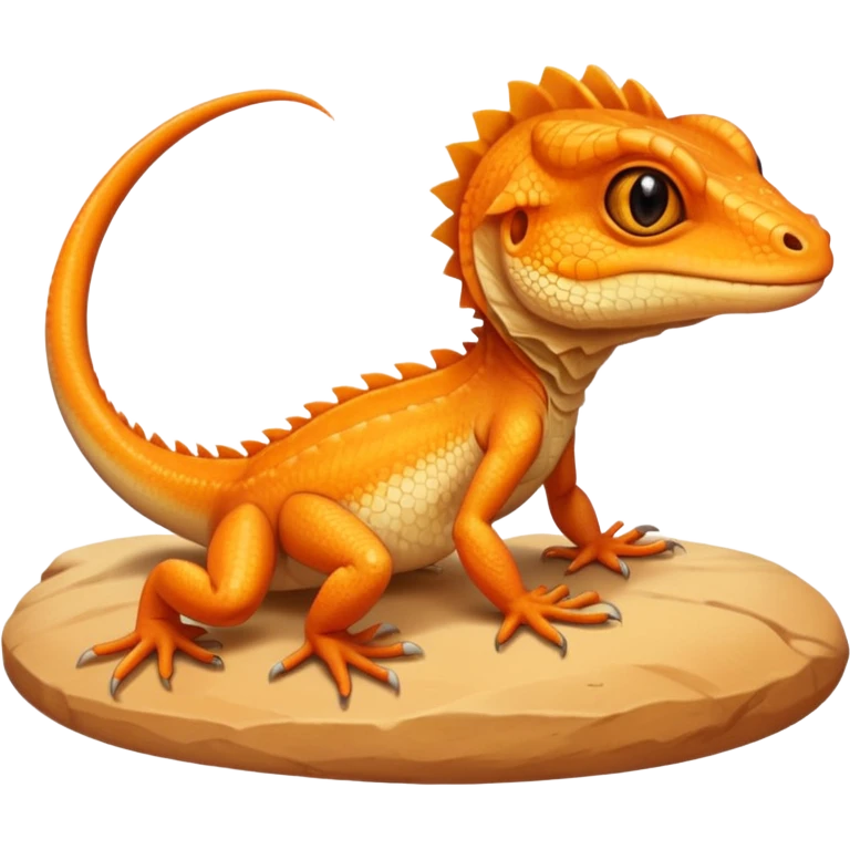 orange lizard emoji