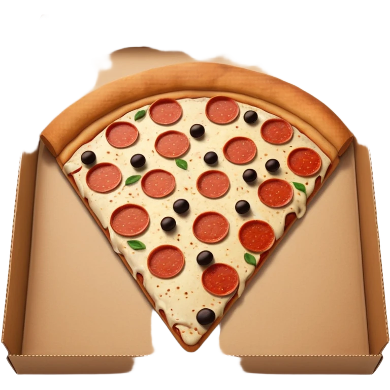Pizza box is Witten noobini pizza emoji