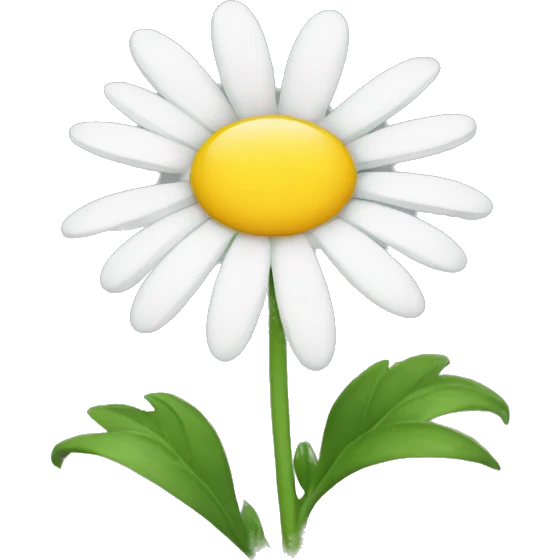 Daisy flower emoji