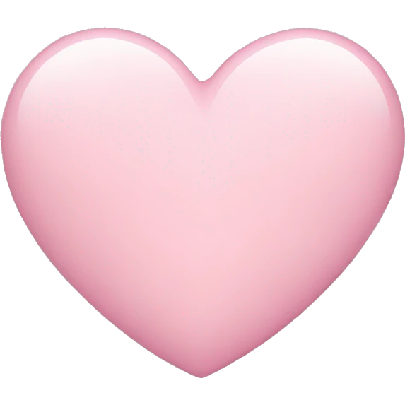 light pink heart  emoji
