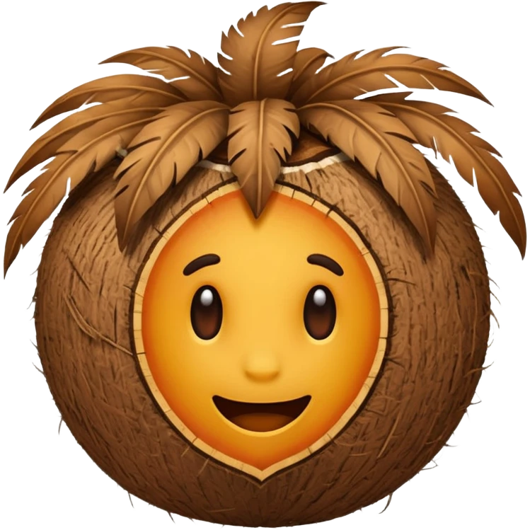 an indian coconut emoji