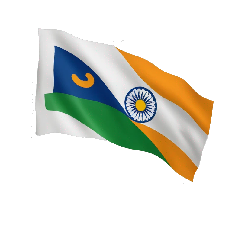 Flag of Uttarakhand State, India emoji
