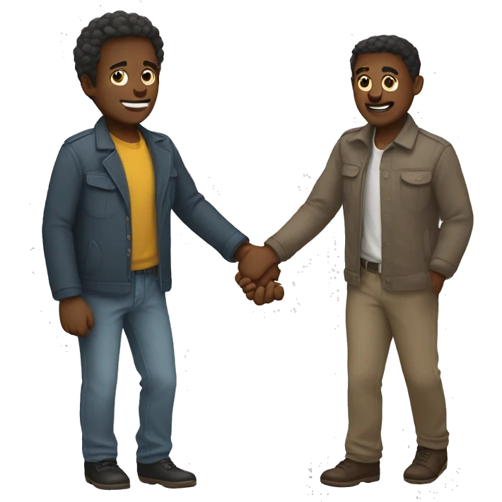 Going hand in hand emoji